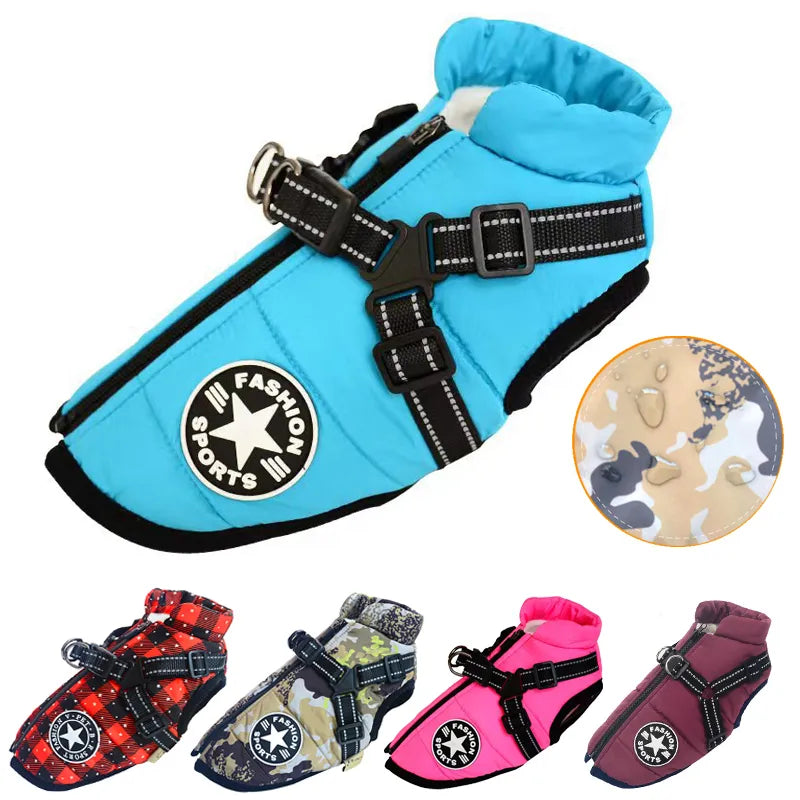 Waterproof Doggo Harness Jacket